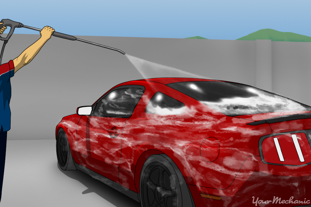 How to Clean Your Car with a Pressure Washer YourMechanic Advice